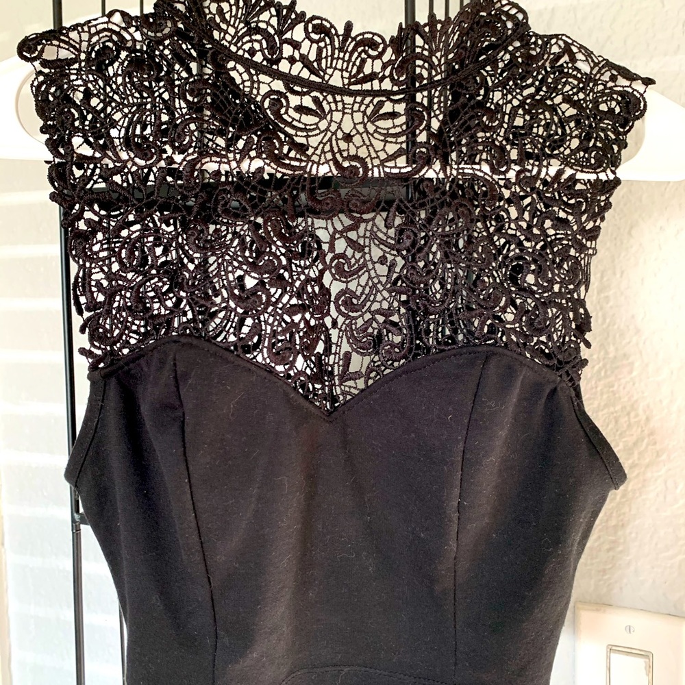 Cropped lace sweetheart neckline top - SX